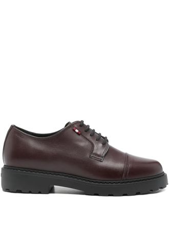 Bally Glenny round-toe Derby shoes - men - Calf Leather/Calf Leather/Rubber - 43 - Brown