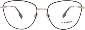 Burberry Virginia Demo Cat Eye Ladies Eyeglasses BE1376 1109 55
