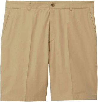 Burberry EKD Cotton Gabardine Shorts, Brand Size 46 (Waist Size 31.1)