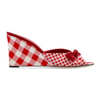 Jimmy Choo London Wedges, female, Red, Size: 8 1/2 US Livi Wedge 85