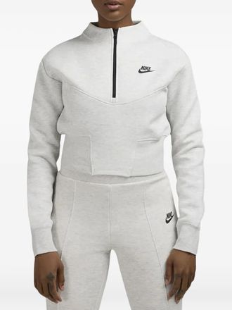 Nike Tech Fleece half-zip sweatshirt - women - Fabric - M - White