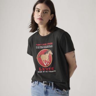 Levi's Graphic Boxy Tee - Womens - XS - Black