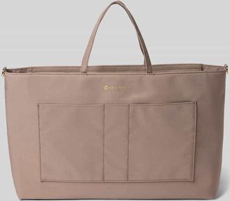 Hey Marly Handtasche mit Logo-Detail in Hellbraun, Gr&ouml;&szlig;e 1