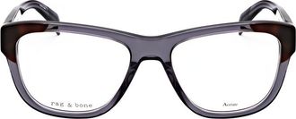 Rag & Bone Mens Grey Square Eyeglass Frames RNB7061/G