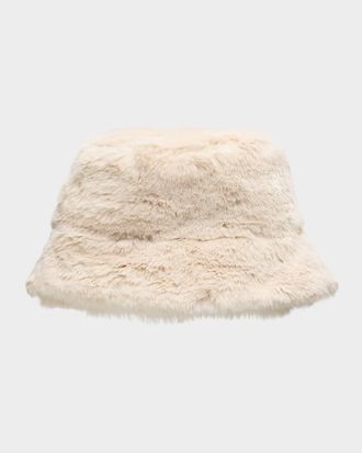 Van Palma Anya Faux Fur Bucket Hat