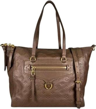 Louis Vuitton Pre-owned Monogram Empreinte Tote Bag - Dames - Vintage Shopper - Bruin - ONE Size - Leer - Vintage