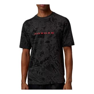 Nike Jordan Brooklyn T-Shirt Sail University Red IM9994-010