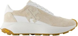 Tory Burch Trainer - Dames - Sneakers - Beige - 40 EU - Leer - Schoenen