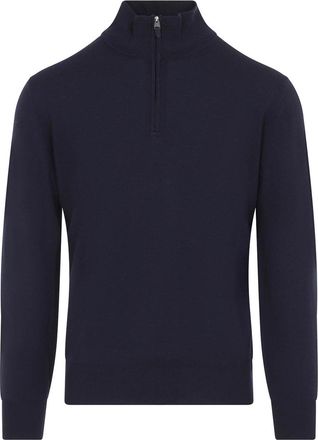 Canali Half Zip High Neck Sweater