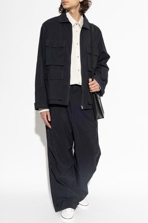 Christophe Lemaire Loose-fit Trousers, Mens, Navy Blue