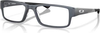 Oakley 59mm Rectangle optical glasses in Black at Nordstrom