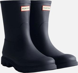 Hunter Mens Hunter Mens Downpour Short Wellington Boots - Navy - Size: 11
