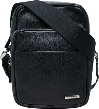 Bulgari Black Leather Shoulder Bag (Pre-Owned)
