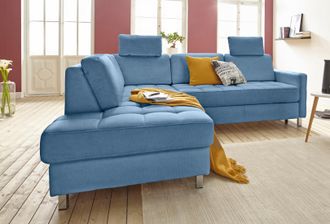 Sit&more Ecksofa »Pablo L-Form« wahlweise mit Bettfunktion und Bettkasten