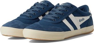 Gola Badminton Mens Shoes Vintage Blue/Off White : 9.5 D - Medium, Canvas