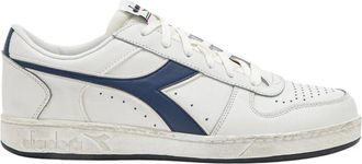Diadora Vintage Low Top Leren Sneakers - Heren - Sneakers - Wit - 41 EU - Leer - Schoenen