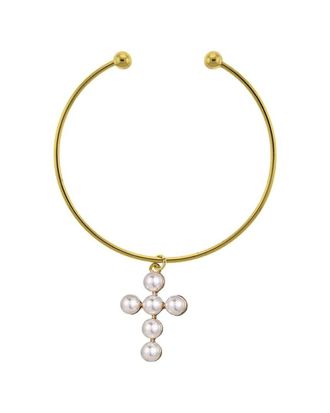 Liv Oliver 18K Plated 3-4Mm Pearl Bracelet