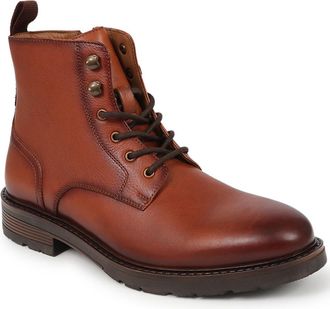 Jones Bootmaker Mens Derry Leather Lace-Up Boots - Tan - Size UK 10