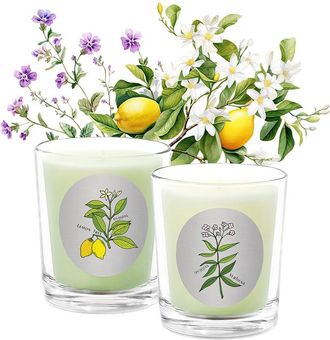 Qualitas Hand-Poured Candle Set - Verbena Lemon Tree