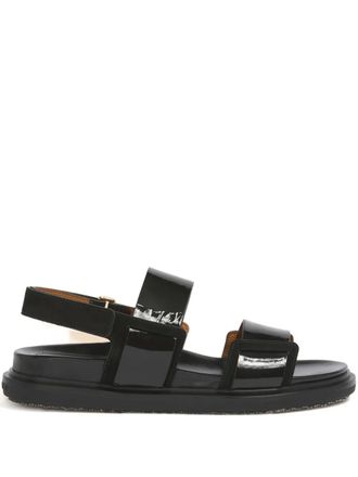 Marni patent sandals - Black