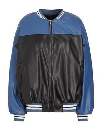 8 by YOOX OVERSIZED COLOR BLOCK BOMBER JACKET
