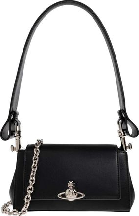 Vivienne Westwood Black Hazel Small Shoulder Bag