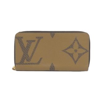 Louis Vuitton Marron Coated Canvas Long Wallet (Bi-Fold) (Pre-Owned)