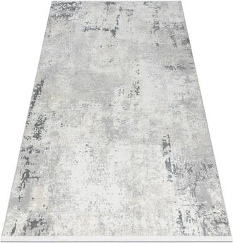RugsX Rugsx - Alfombra Moderna Duke 51378 Crema / Gris - Hormig&oacute;n, Piedra Estructurada, Muy Suave, Flecos Grey 160x220 Cm