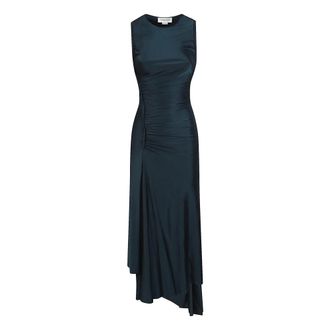 Victoria Beckham Midi Dresses, female, Green, Size: 2XS Twist Dress