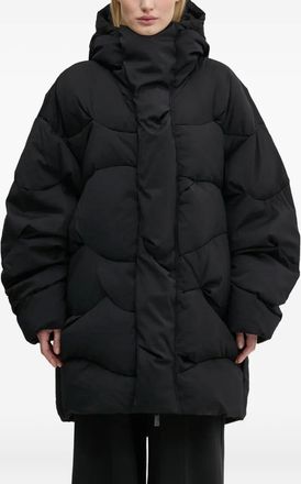 A.A. Spectrum Cappotto Cirrus con cappuccio - Nero