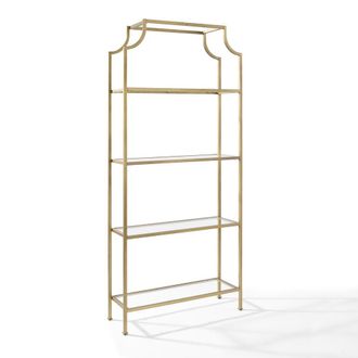 Crosley Furniture Aimee Etagere Soft Gold