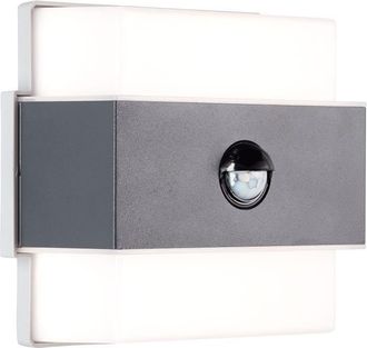 Brilliant Aplique Mural Exterior - Brilliant - Archie - + Detector - Metal Y Pl&aacute;stico - Antracita - Led Integrada - 7,5 W Ip44
