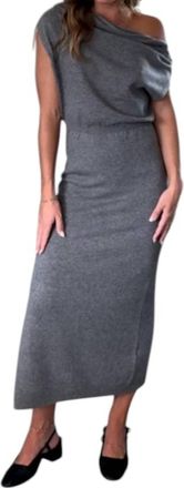 Astr Val Sweater Dress In Grey