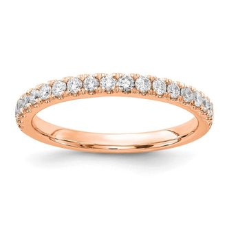 Diamond2Deal 14k Gold Lab Grown Diamond Wedding Band Ring 1/3Ct Clarity- VS Color- D-E