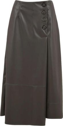 Beatrice .B Donna Rokken Model 24Fa 5871 MET - Dames - Midirokken - Bruin - S - Rokken