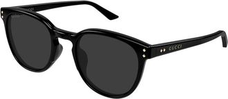 Gucci GG2134SA Asian Fit 001 Mens Sunglasses Black Size 54 - Free RX Lenses - Free RX Lenses