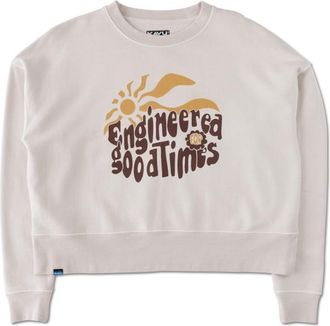 Kavu Crew Crop Pullover f&uuml;r Damen | grau