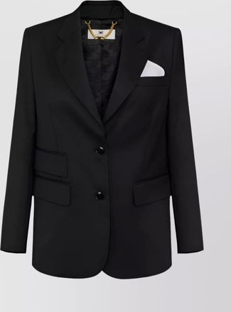 Elisabetta Franchi wool-blend blazer