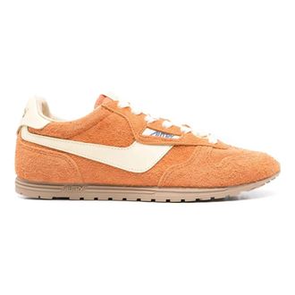 Autry Suede Windspin Low Sneakers - Dames - Sneakers - Oranje - 40 EU - Su&egrave;de - Schoenen