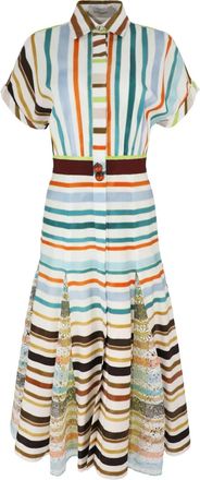 Silvia Tcherassi Abito midi Odila - Bianco