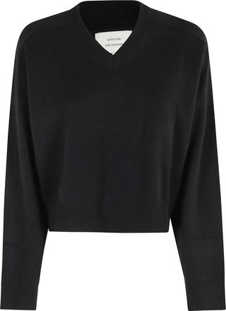 Loulou Studio Anzor Lds V Neck Boxy Sweater