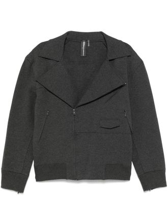Norma Kamali Jersey bikerjack - Grijs