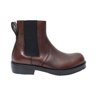 Dries Van Noten Chelsea Stivali in Pelle - - Shoes - Uomo - Marrone - 41 EU