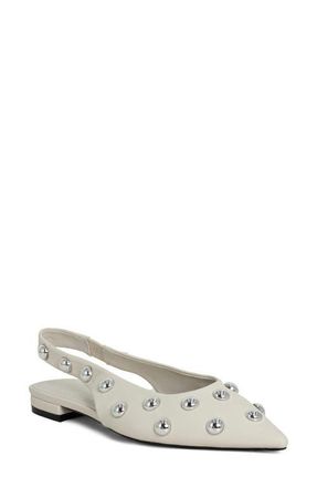 Shushop Arizona Slingback Flat in Bone at Nordstrom, Size 6.5