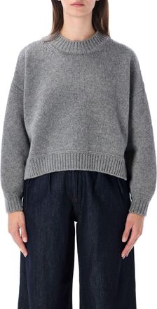 Sessun Spero Cropped Wool Sweater