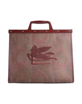 ETRO エンボス加工 赤 ハンドバッグ 保存袋付き 楽天市場】エンボス加工 ホック式 ハンドル 手軽に付け替え♪ S
