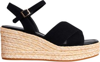 Paloma Barcel&oacute; Sandalo Espadrillas Gaia - Dames - Sleehakken - Zwart - 39 EU - Su&egrave;de - Schoenen