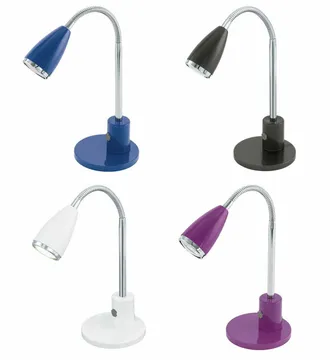 Eglo Lampada Scrivania Led Tavolo Ufficio Lettura Braccio Orientabile 3w Fox Eglo Colore Lampada: Blu