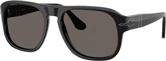 Persol Zonnebrillen - Heren - Zonnebrillen - Zwart - 57 MM - Accessoires