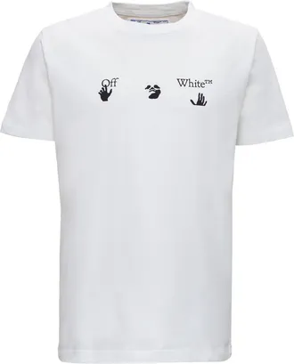 Off-white White Graphic Logo T-Shirt